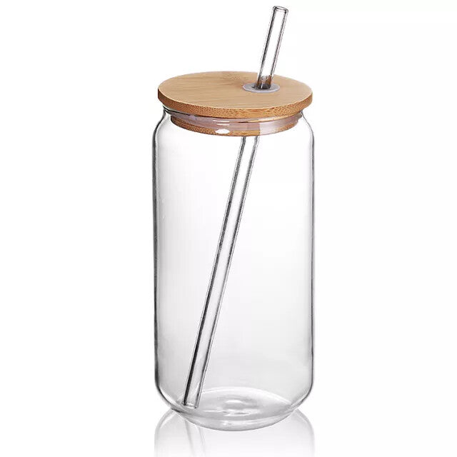 CLEAR GLASS TUMBLER 16oz