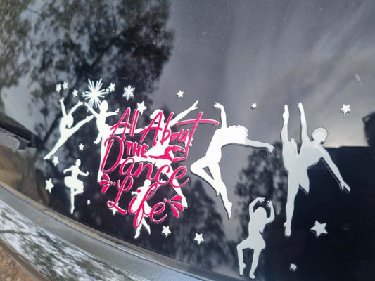 CAR STICKERS - BACK WINDOW 28CM X 10CM