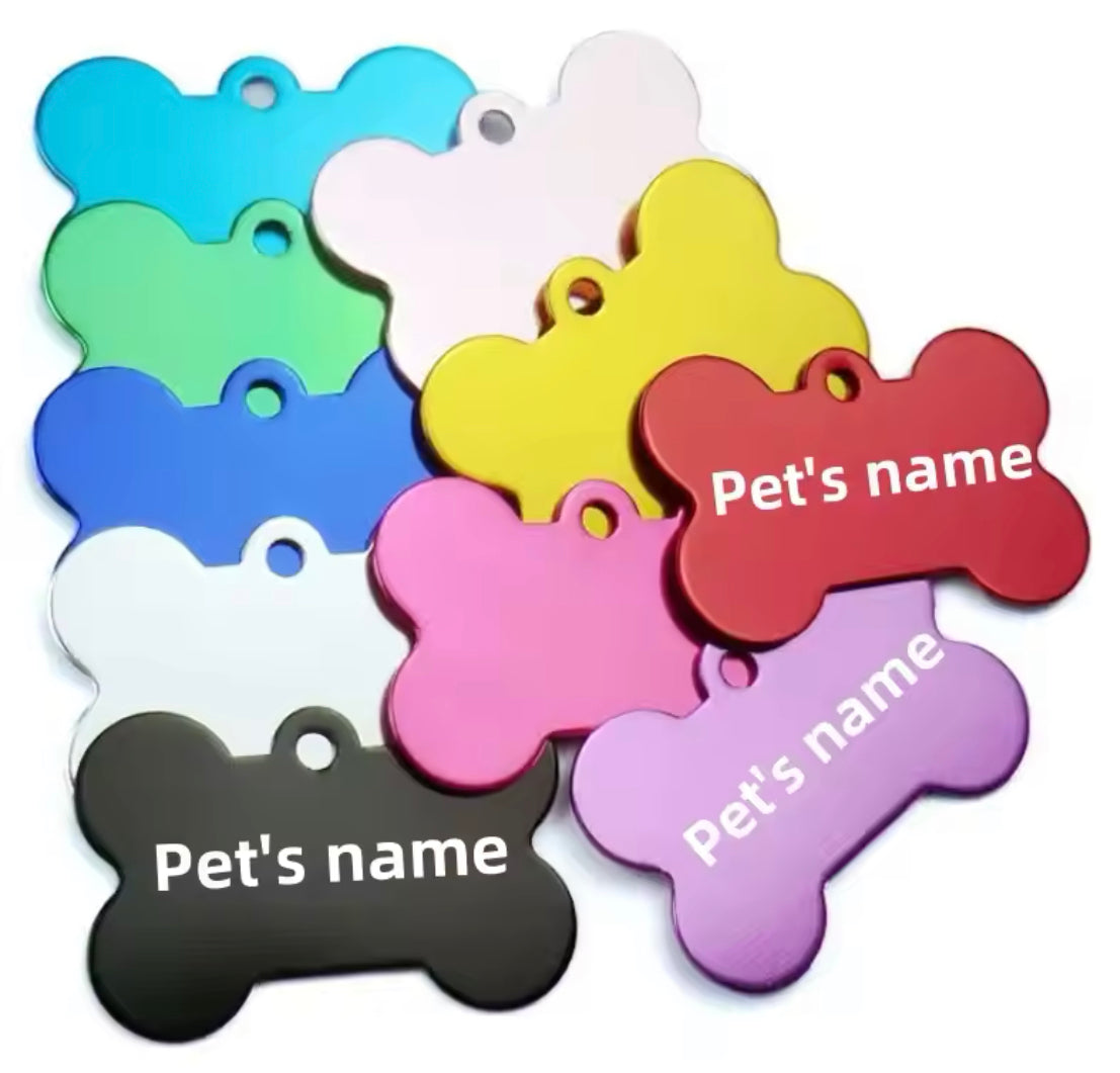 PET ID TAG - DOG BONE